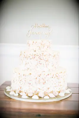 coconut wedding cake for your beach wedding day