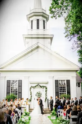 Entrance Wreath and Garland outdoor church ceremony decoration