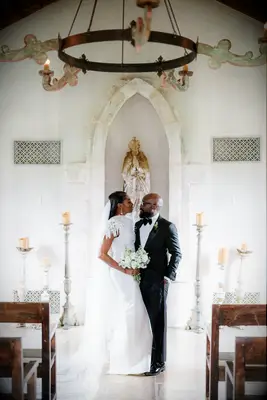 Antique Candlestick Church Wedding Decorations