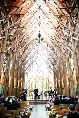 Autumnal Aisle and Altar Flowers