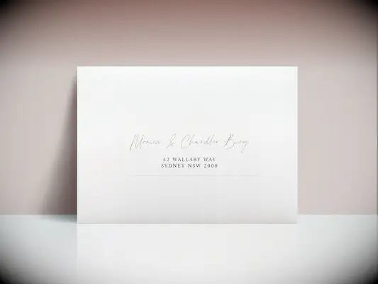 Frosted Clear Address Labels with Black lettering