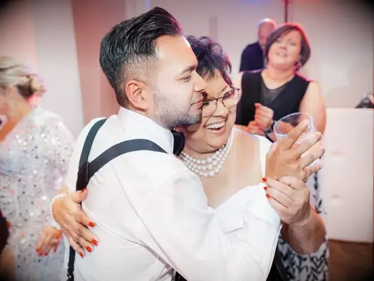 upbeat mother-son wedding dance