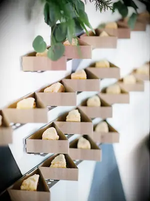 dessert buffet wall with shortcake