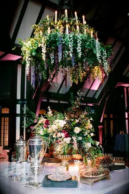 Floral Wedding Dessert Table