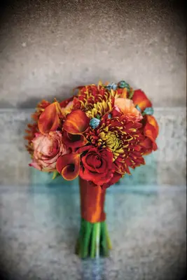 Chrysanthemum Bridesmaid Bouquet