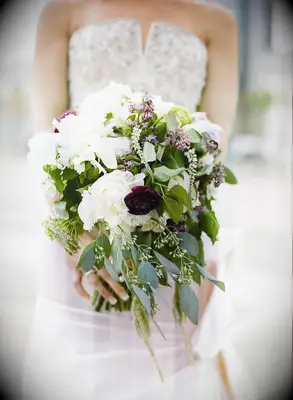 Lush Jewel Toned Bridal Bouquet