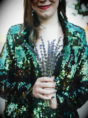 This lavender wedding bouquet not only looks stunning, but it brings with it that ethereal scent as well.