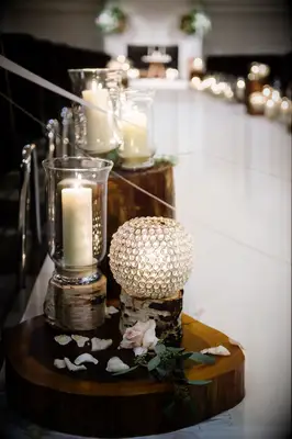 wedding decoration idea on a budget candle ceremony aisle markers in different glass vases