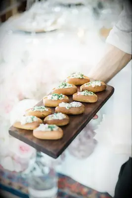 Mini New England lobster rolls for your summertime wedding reception