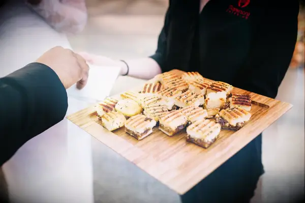 Tiny panini for your summer wedding reception food ideas