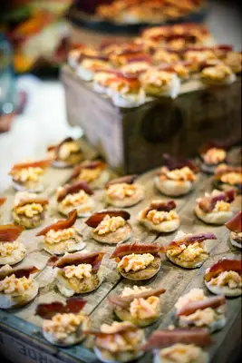Bacon and pimento cheese bites for your wedding reception ideas