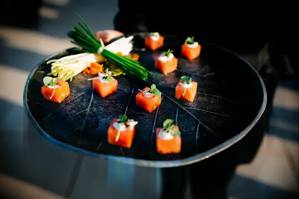 Refreshing watermelon appetizers for your wedding food ideas