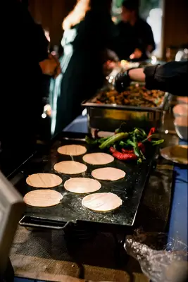  Top Your Own Taco Wedding Buffet Idea