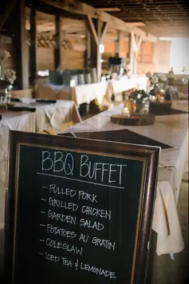 Barbecue Wedding Buffet Idea