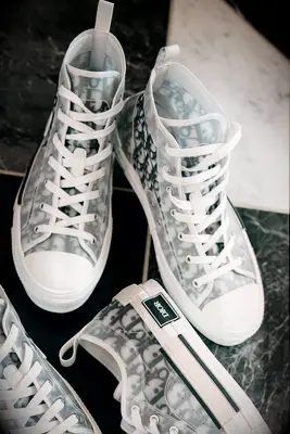 Designer black-and-white wedding shoes