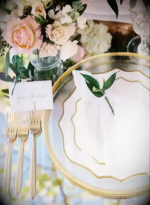 Simple Script Wedding Place Card