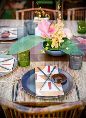 Coaster wedding place card idea