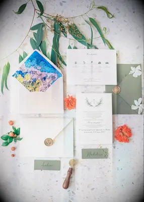 Summer wedding invitations