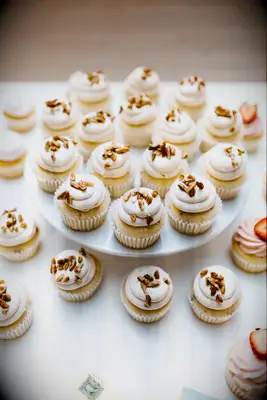 Vegan Wedding Cupcakes for Caramel-Pecan Lovers