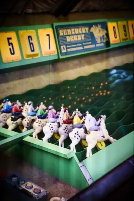 Horse race carnival game for wedding