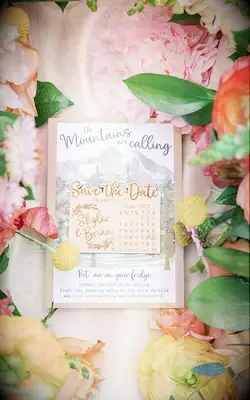 Calendar save-the-date idea