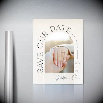 Magnet save-the-date idea