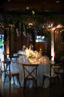 Vine-Inspired Hanging Centerpieces