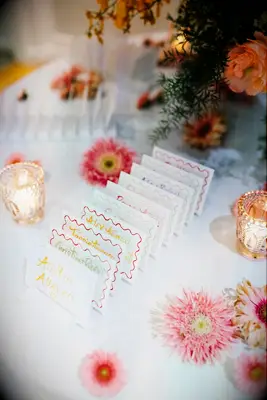 Scattered Blooms Table Decor