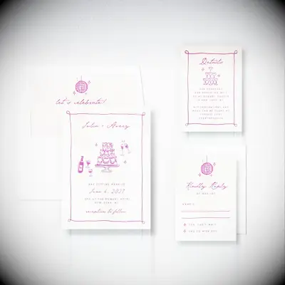 Le coût moyen de papeterie et d'invitation de mariage, selon les données