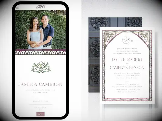 wedding invitation wording example