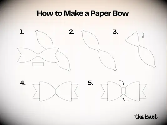 How to make a paper bow
