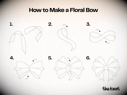 How to make a floral bow