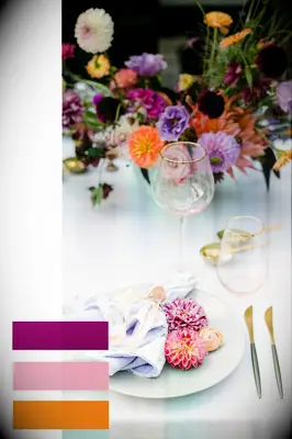 Els millors colors del casament de la tardor que besen la paleta de tardor