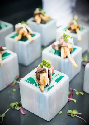 Steak frites bites wedding appetizer
