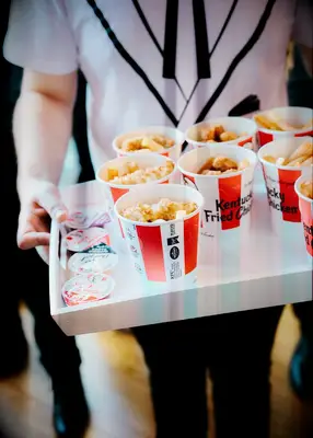 Fast food wedding appetizers