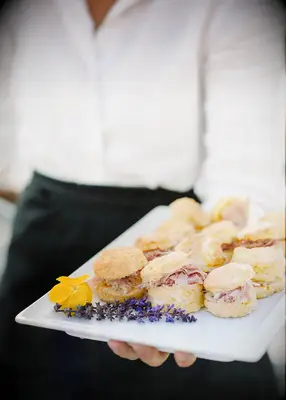 Biscuit sandwiches wedding appetizers