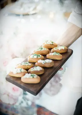 Mini lobster rolls wedding appetizers