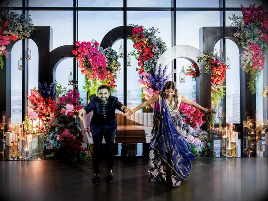 Couple at Indian wedding