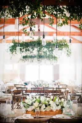 Organically Styled Reception Space at The Shoals Club