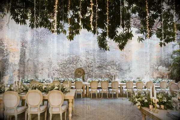 Rustic Reception at a Historic House in Cartagena, Colombia