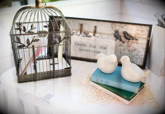 Birdcage Wedding Card Holder