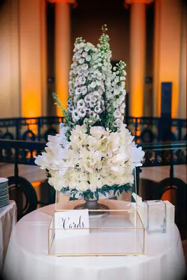 Glass Wedding Card Box