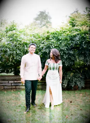 Engagement Photo Ideas with Cultural Attire