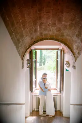 Italian villa wedding engagement photoshoot ideas