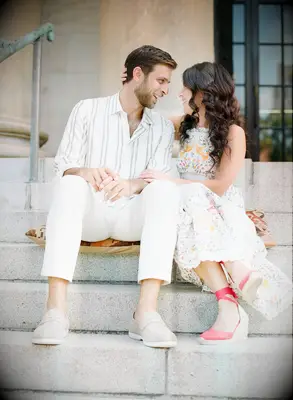 Candid casual engagement photo ideas