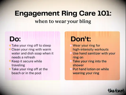 Exactement quand vous devriez retirer votre bague de fiançailles (et quand il est sûr de continuer)