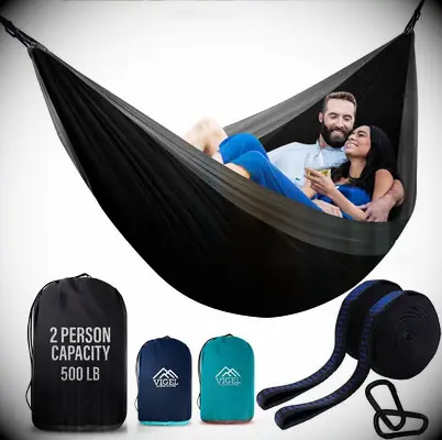 Two-person hammock outdoor proposal decoration