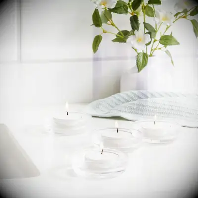 Tealight candles for proposal decoration