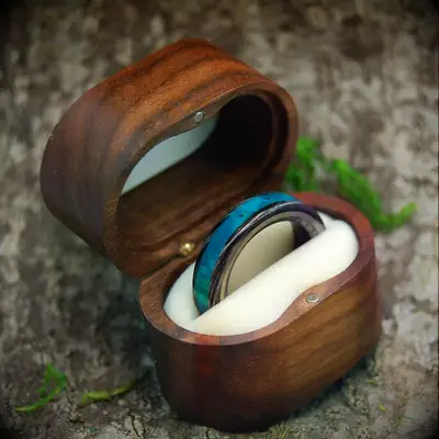 Wooden Engagement Ring Box