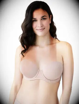 Underwire strapless bra